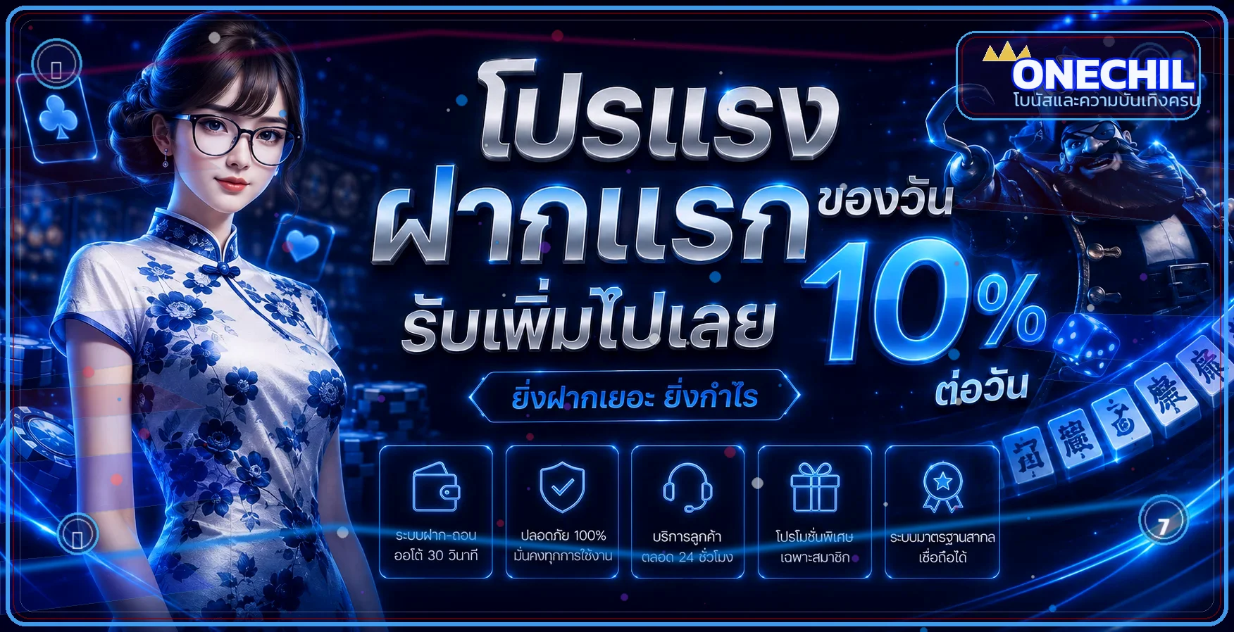 ONECHIL ทางเข้าเว็บหลัก สมัครสมาชิก เข้าสู่ระบบ