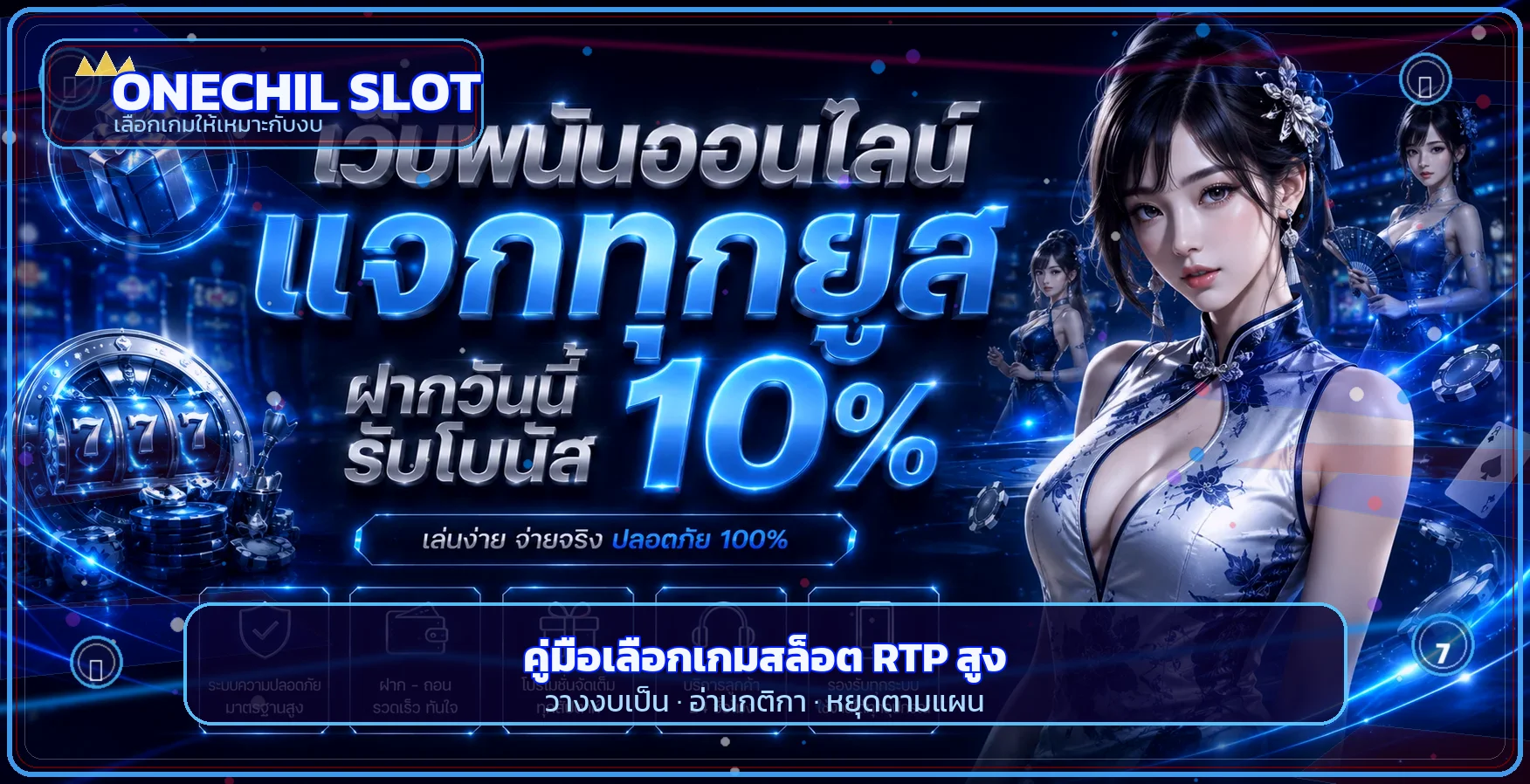 ONECHIL วิธีเลือกเกมสล็อต RTP สูงอย่างมีแผน